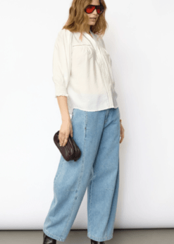 Co Couture Hvid Callum Lace Puff
