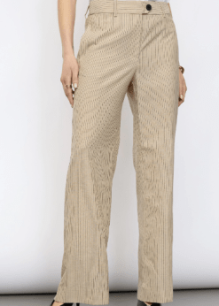 Co Couture Nadine Wide Pant Bisquit