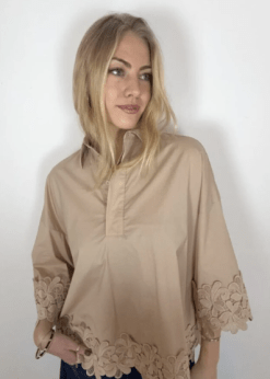 Continue Klara Embroidery Sand