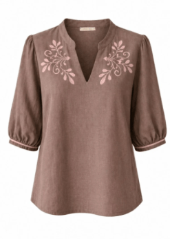 Costa Mani Phonix Bluse Brun
