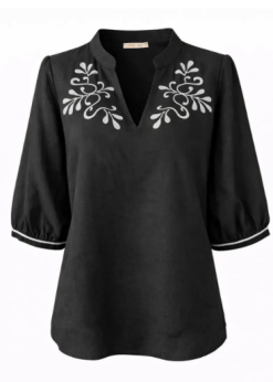 Costa Mani Phonix Bluse Sort