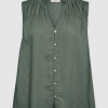 Freequent Sally Bluse Grøn