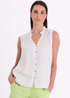 Freequent Sally Bluse Hvid