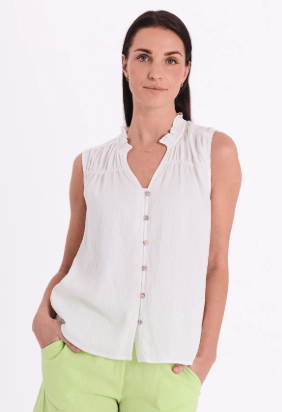 Freequent Sally Bluse Hvid