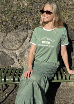 Grøn Dea T Shirt Fra Continue
