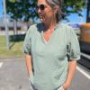 Grøn Emma Bluse Fra Continue