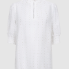 Hvid Flory Bluse Fra Freequent
