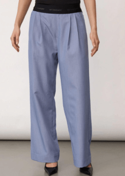Lyseblå Tenny Logo Pants Fra Co Couture