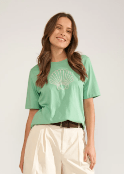 Numph Tide T Shirt Grøn