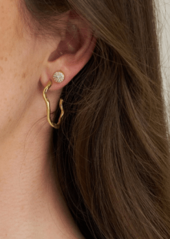 Pure Øreringe Style Nina I Banket Guld