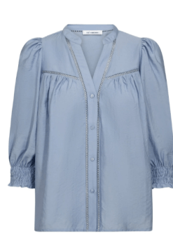 Skjorte Callum Lace Puff Pale Blue Fra Co Couture