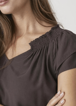 Sunrise Top I Brun Fra Co Couture