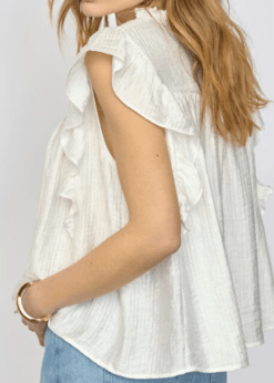 Tassy Hvid Top Fra Co Couture