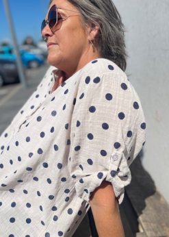 Vanting Bluse Med Prikker