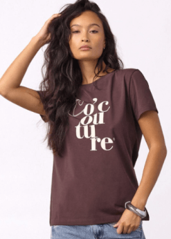 Co Couture Brun-Beige T-shirt