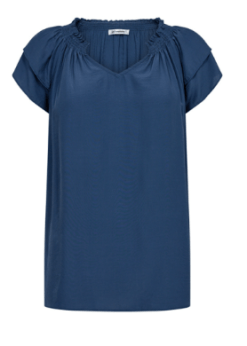 Co Couture Sunrice Top Sky Blue