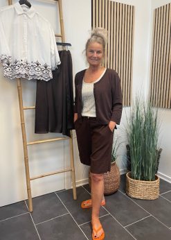 Alternative view of Cream Brun Dela Boleo Cardigan