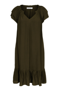 Co Couture Sunrise Cropped Dress Army