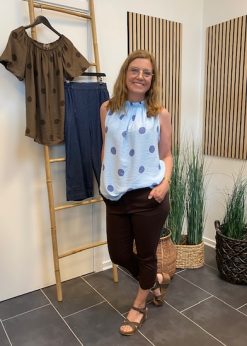 Marta Lyseblå Lucina Top