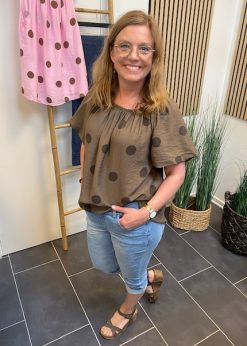 Marta Lucina Bluse Brown