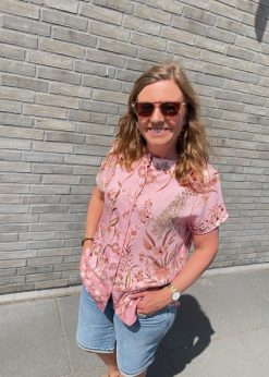 Marta Jessalyn Top Rosa Print