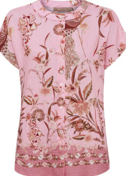 Marta Jessalyn Top Rosa Print