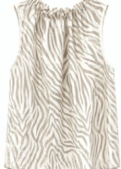 Marta Lucina Top Zebra Beige