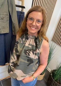 Marta Lucina Top Millitary
