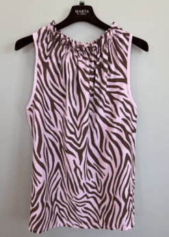 Marta Lucina Top Zebra Pink