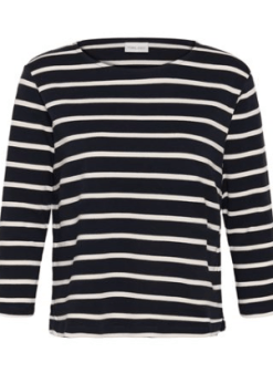 Alternative view of Part Two Nela Marineblå-Offwhite Striber