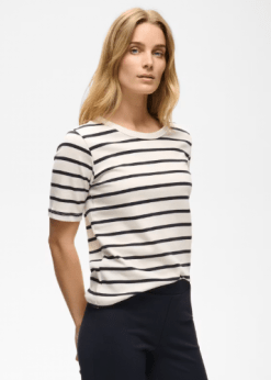 Part Two Ratana T-Shirt Offwhite/Blå Striber