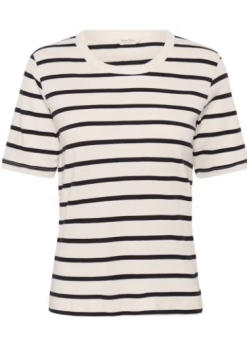 Alternative view of Part Two Ratana T-Shirt Offwhite/Blå Striber