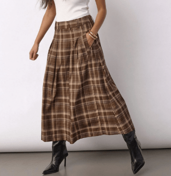 Co Couture Dagny Brun Ternet Nederdel