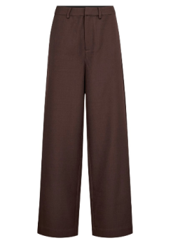 Co Couture Luna Wide Pant Dark Brown