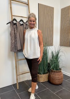 Alternative view of Marta Lucina Top Ensfarvet Beige