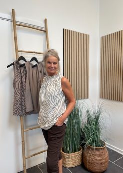 Marta Lucina Top Zebra Beige