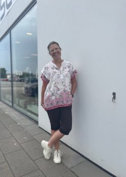 Alternative view of Marta Stinna Bluse Creme-Rosa Print