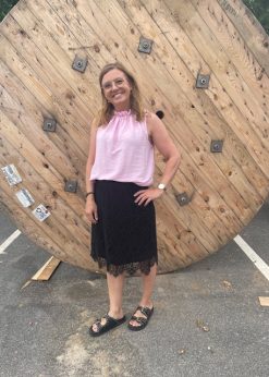 Alternative view of Marta Lucina Top Ensfarvet Pink