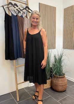 Marta Strop Kjole I Sort - Billede 4