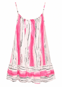 Alternative view of Vanting Stropkjole Rosa/Pink Print